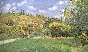 Camille Pissarro Cattle woman oil painting reproduction